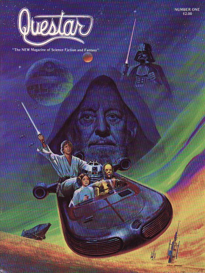 QUESTAR magazine side cover Issue 1  1978