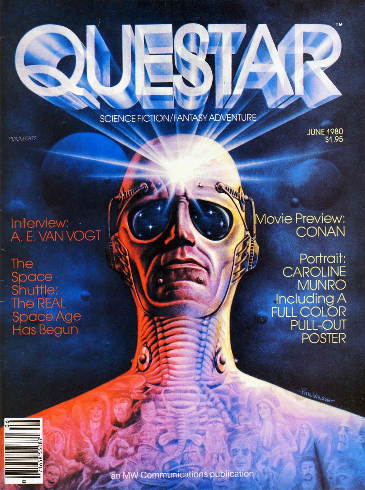 QUESTAR magazine side cover Issue 7 June 1980