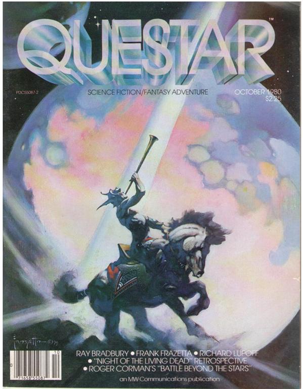 QUESTAR magazine side cover Issue 9  1980