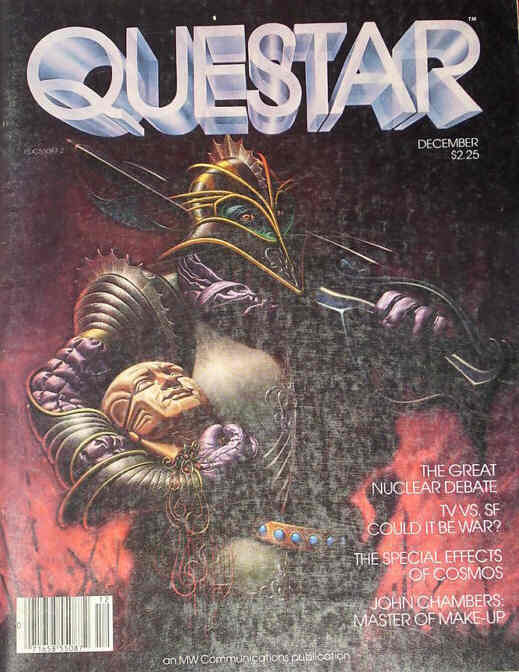 QUESTAR magazine side cover Issue 10 December 1980