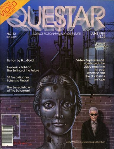 QUESTAR magazine side cover Issue 12 June 1981