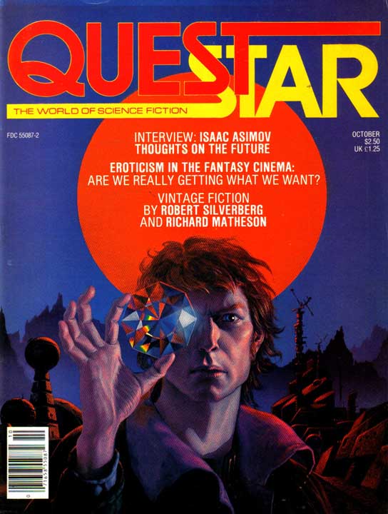QUESTAR magazine side cover Issue 13 October 1981