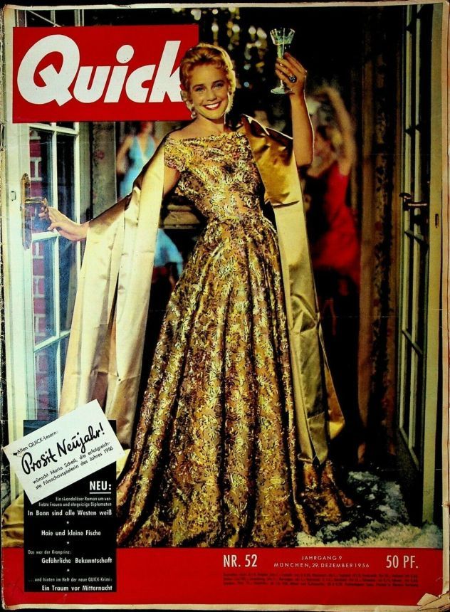 QUICK (DE) magazine side cover  December 1956