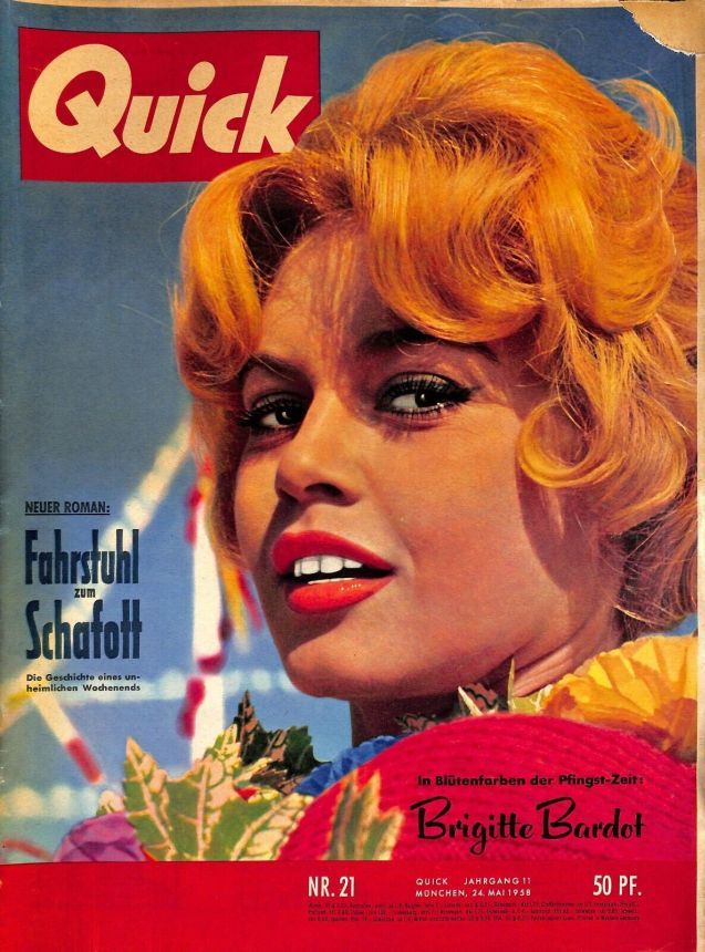 QUICK (DE) magazine side cover Issue 21 24 May 1958