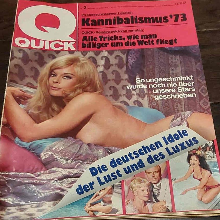 QUICK (DE) magazine side cover  January 1973