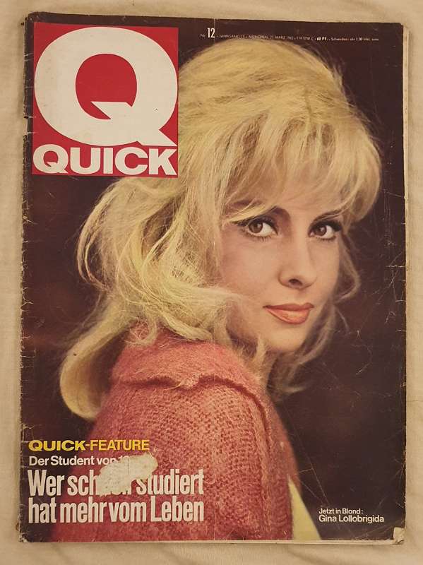 QUICK (DE) magazine side cover 25 March 1962