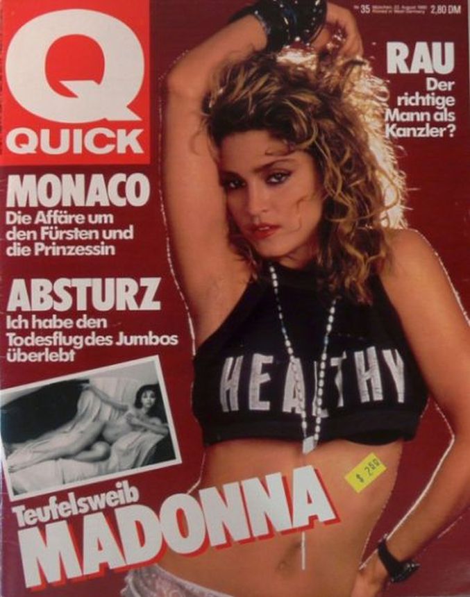 QUICK (DE) magazine side cover  August 1985