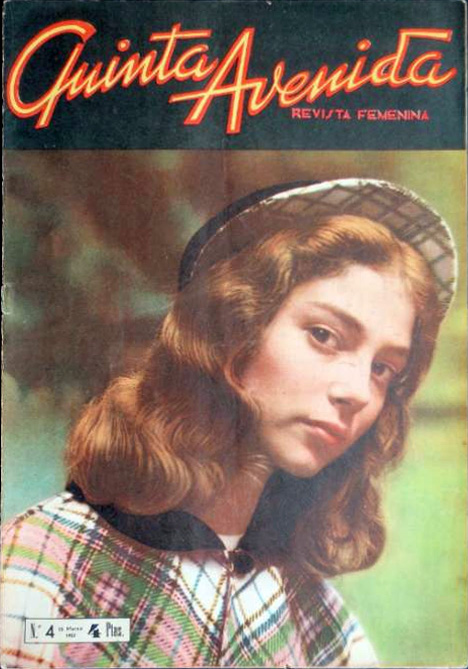 QUINTA AVENIDA magazine side cover Issue 4 15 March 1952