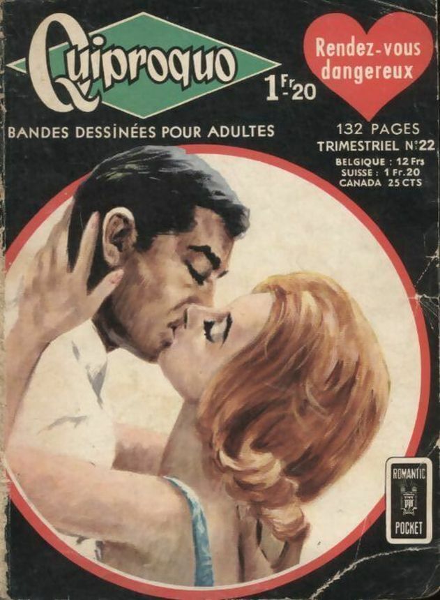 QUIPROQUO magazine side cover Issue 22   1968