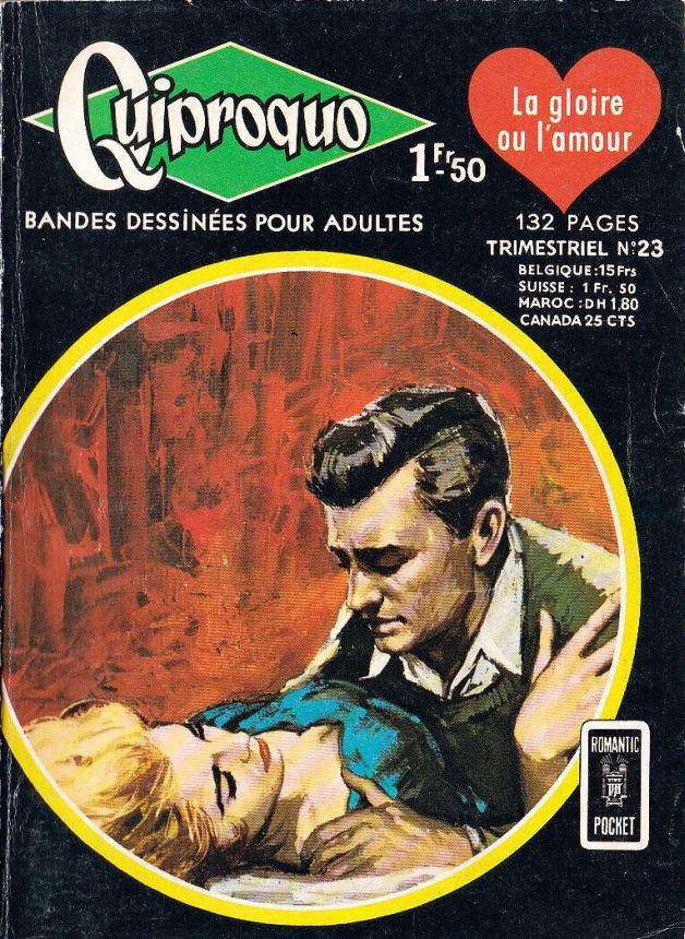 QUIPROQUO magazine side cover Issue 23   1968