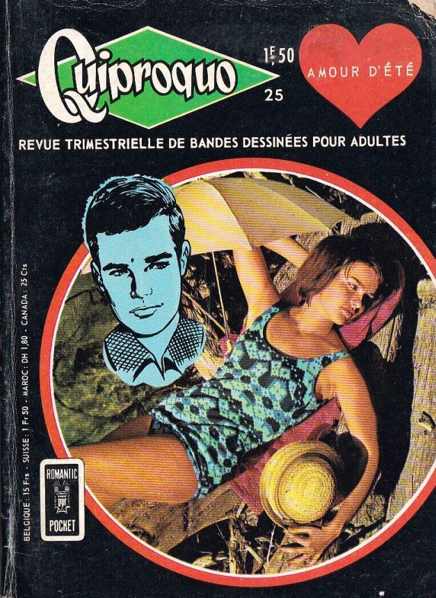 QUIPROQUO magazine side cover Issue 25   1969
