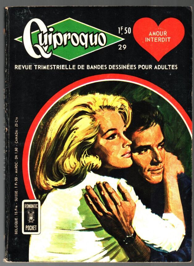 QUIPROQUO magazine side cover Issue 29   1970