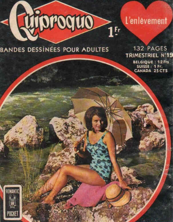 QUIPROQUO magazine side cover Issue 19 November 1967