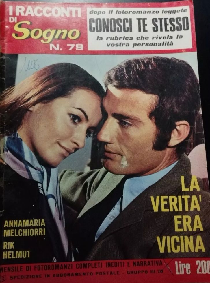 I RACCONTI DI SOGNO magazine side cover Issue 79   1972
