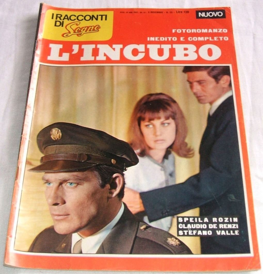 I RACCONTI DI SOGNO magazine side cover Issue 25   1967