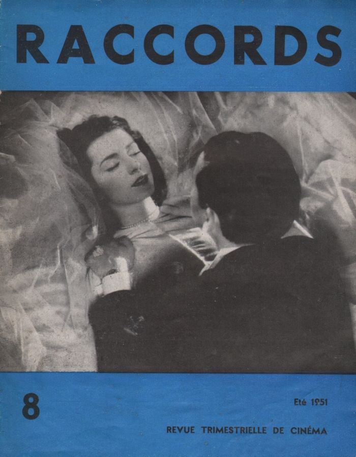 RACCORDS magazine side cover Issue 8 Summer 1951