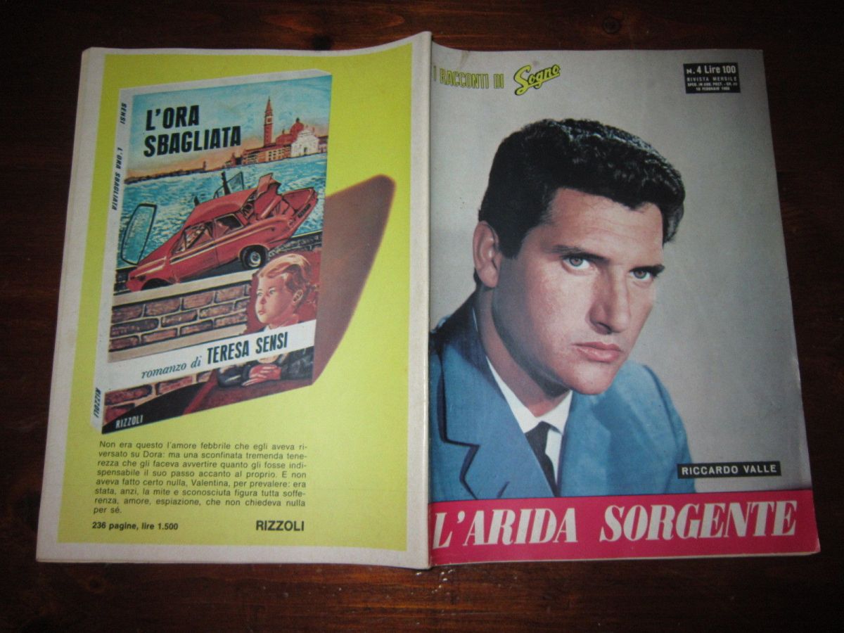 I RACCONTI DI SOGNO magazine side cover Issue 4 10 February 1966