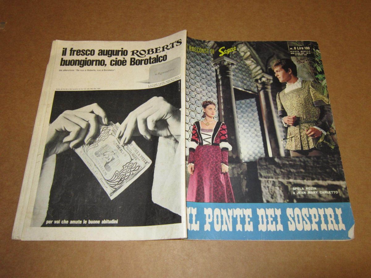 I RACCONTI DI SOGNO magazine side cover Issue 8 10 June 1966