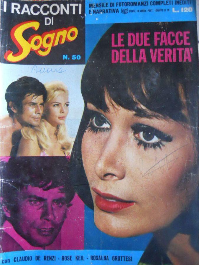 I RACCONTI DI SOGNO magazine side cover Issue 50   1969