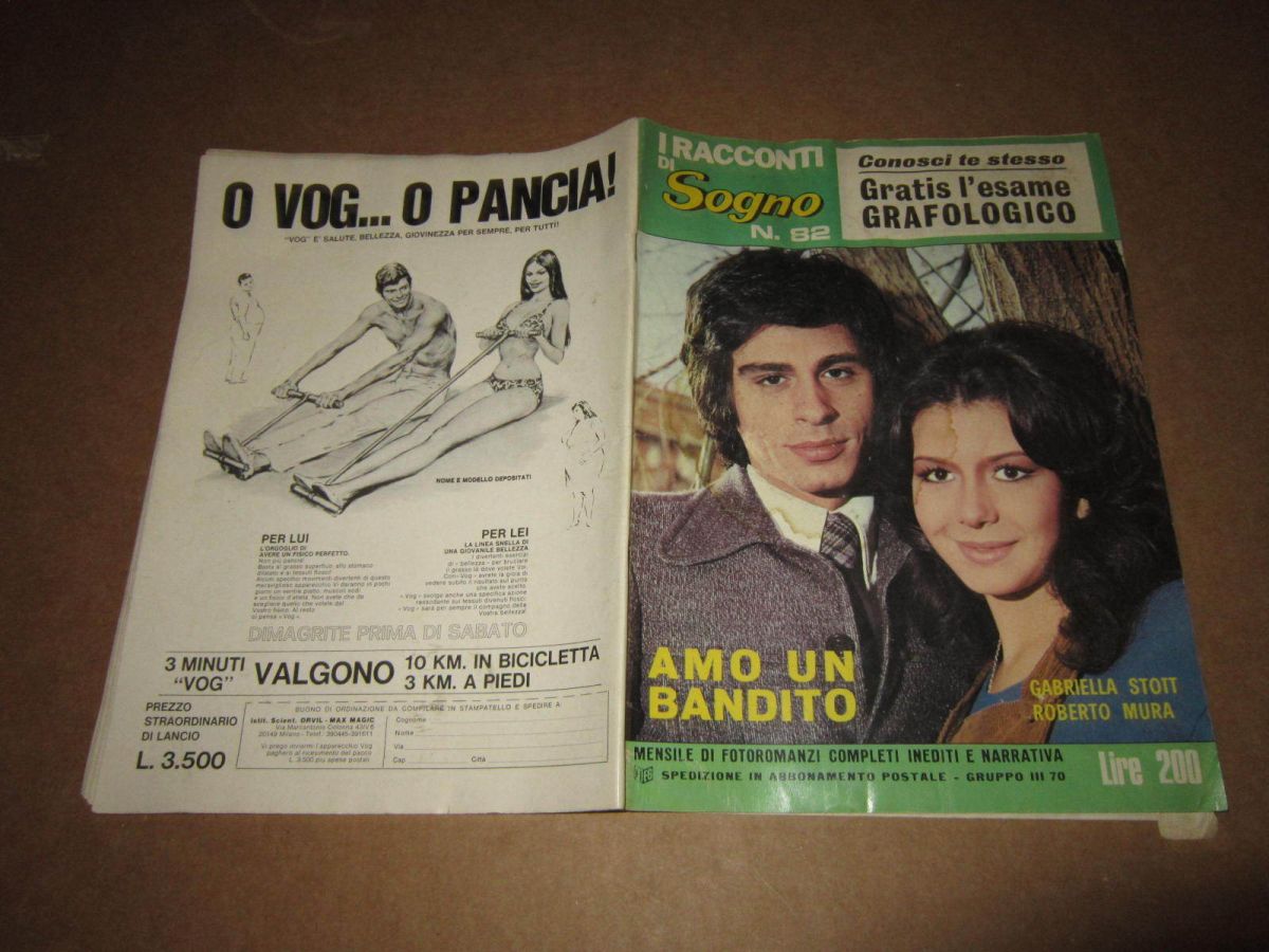 I RACCONTI DI SOGNO magazine side cover Issue 82   1972