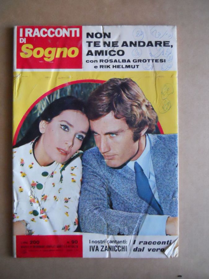 I RACCONTI DI SOGNO magazine side cover Issue 90   1973