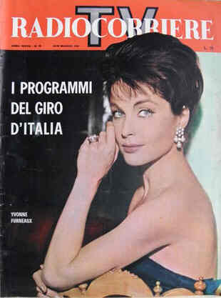 RADIOCORRIERE TV magazine side cover 14 May 1961