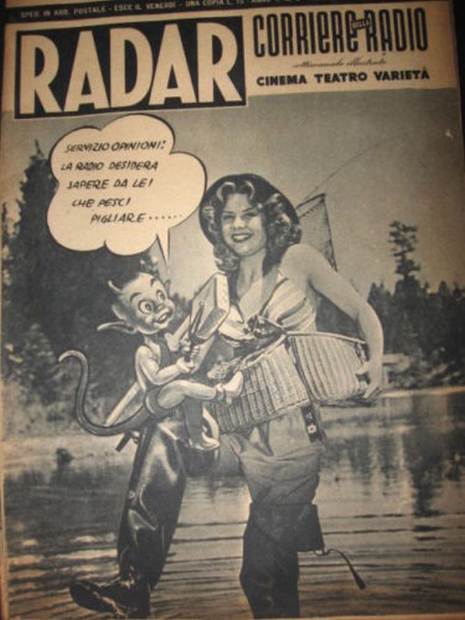 RADAR (It) magazine side cover Issue 8  1945