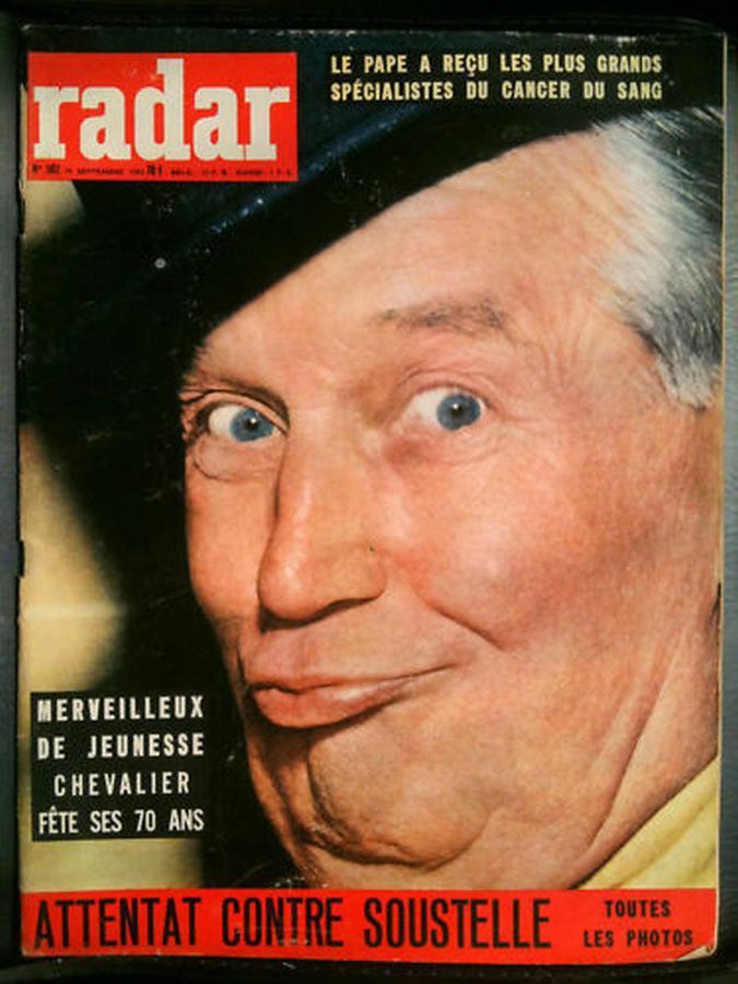 RADAR magazine side cover Issue 502 19 September 1958