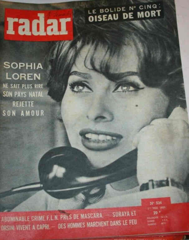 RADAR magazine side cover Issue 534 1 May 1959