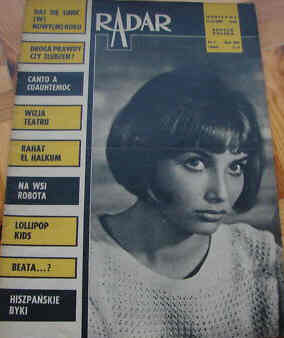 RADAR (Po) magazine side cover  1965