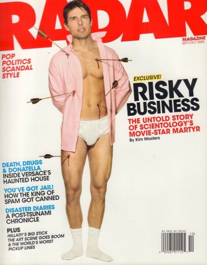 RADAR USA magazine side cover  September/October 2005