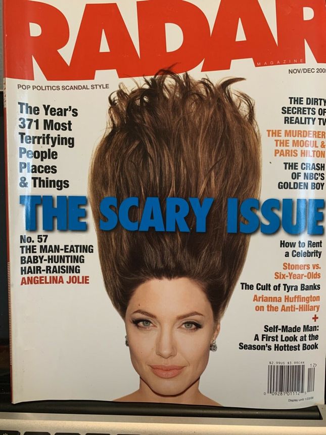RADAR USA magazine side cover  November/December 2005