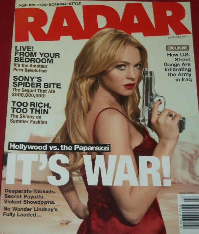 RADAR USA magazine side cover  June/July 2007