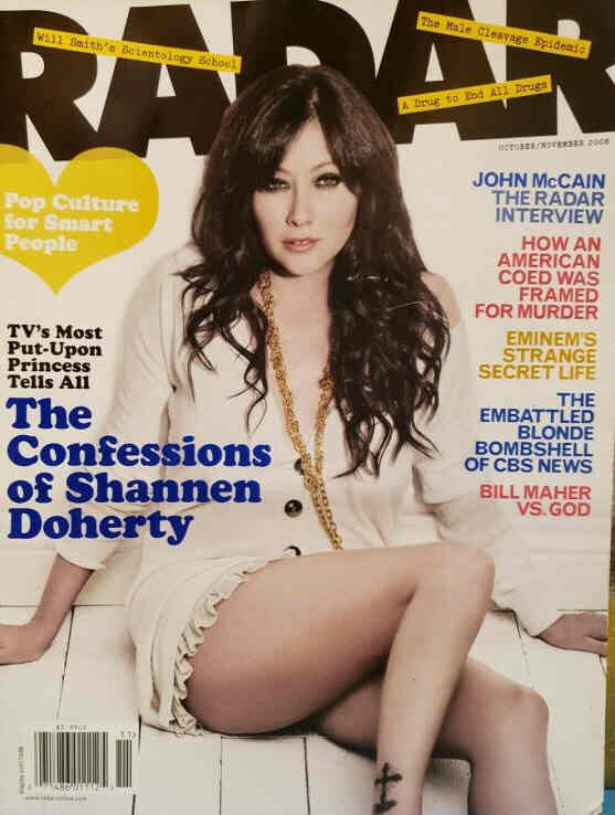 RADAR USA magazine side cover  October/November 2008