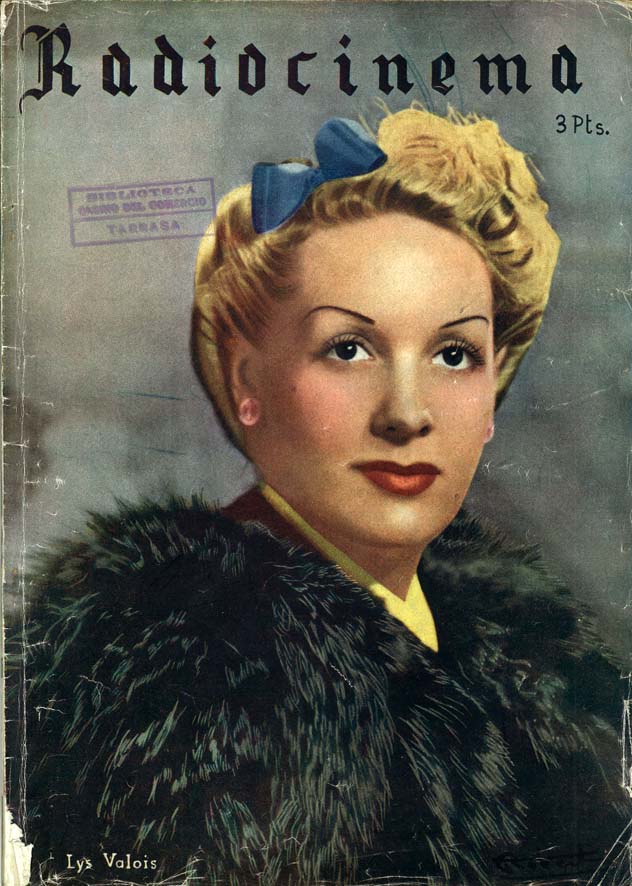 RADIOCINEMA magazine side cover Issue 87   1942