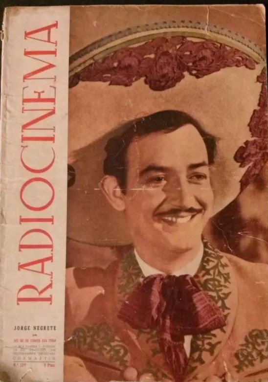 RADIOCINEMA magazine side cover Issue 129   1946
