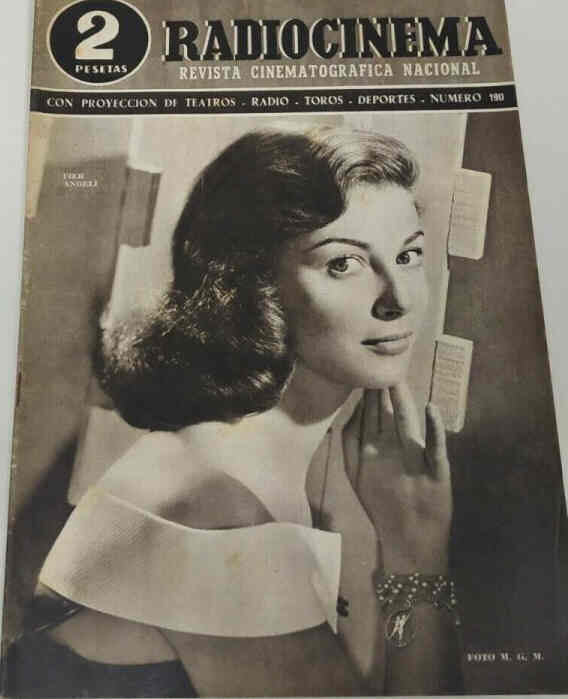 RADIOCINEMA magazine side cover Issue 190  March 1954