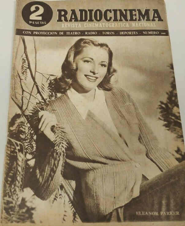 RADIOCINEMA magazine side cover Issue 201  May 1954