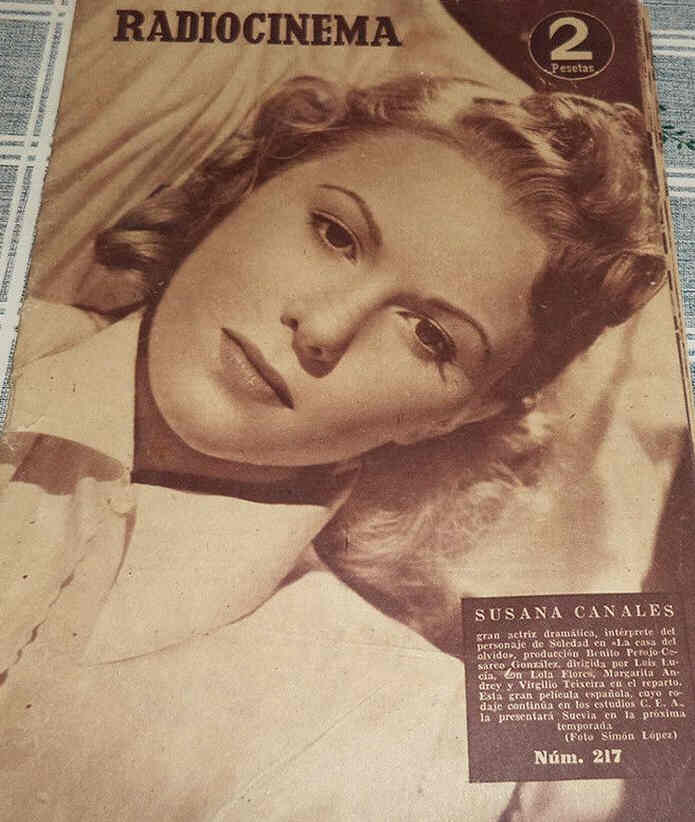 RADIOCINEMA magazine side cover Issue 217   1954