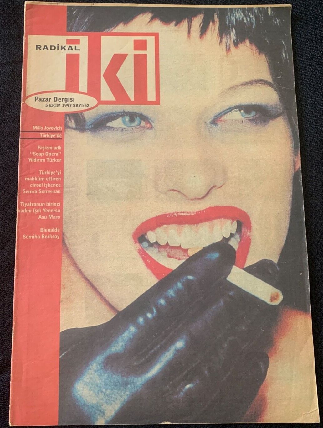 RADIKAL IKI magazine side cover 5 October 1997