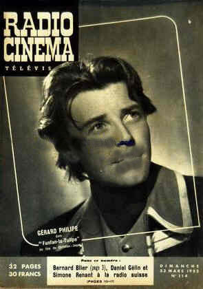 RADIO CINEMA TELEVISION/TELERAMA magazine side cover Issue 114 23 March 1952