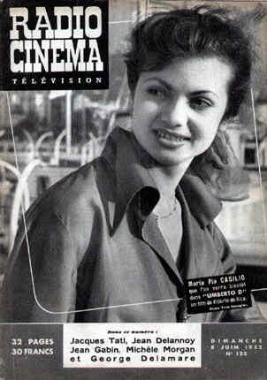 RADIO CINEMA TELEVISION/TELERAMA magazine side cover Issue 125 8 June 1952