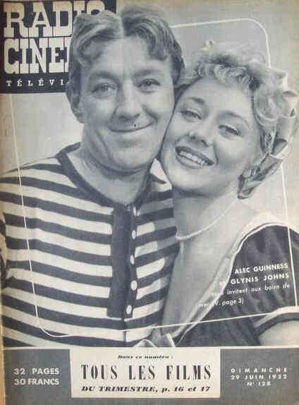 RADIO CINEMA TELEVISION/TELERAMA magazine side cover Issue 128 29 June 1952