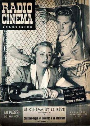 RADIO CINEMA TELEVISION/TELERAMA magazine side cover Issue 150 30 November 1952