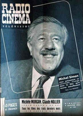 RADIO CINEMA TELEVISION/TELERAMA magazine side cover Issue 155 4 January 1953