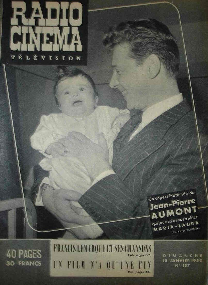 RADIO CINEMA TELEVISION/TELERAMA magazine side cover Issue 157 18 January 1953