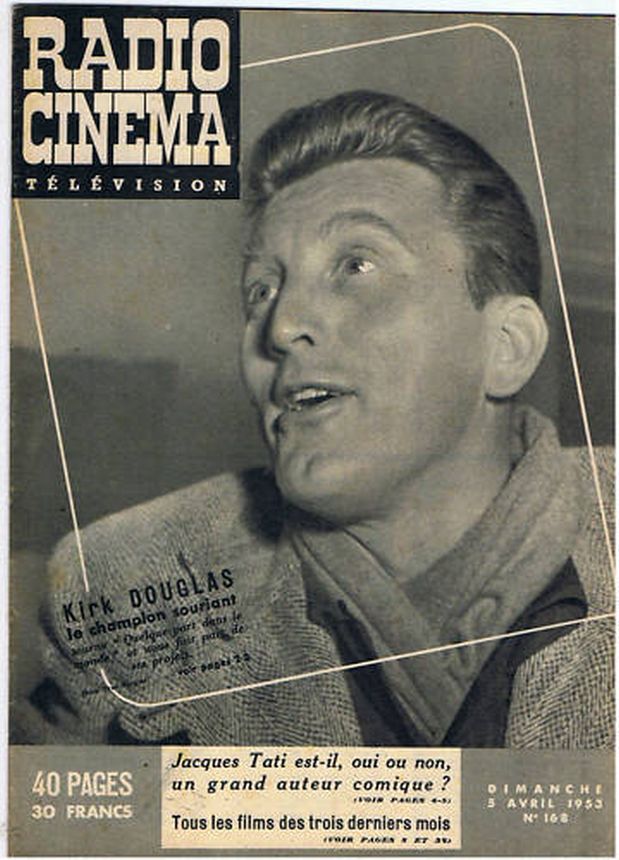 RADIO CINEMA TELEVISION/TELERAMA magazine side cover Issue 168 5 April 1953