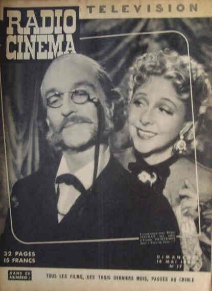 RADIO CINEMA TELEVISION/TELERAMA magazine side cover Issue 17 14 May 1950