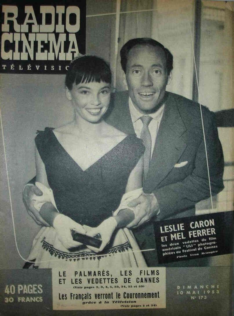 RADIO CINEMA TELEVISION/TELERAMA magazine side cover Issue 173 10 May 1953