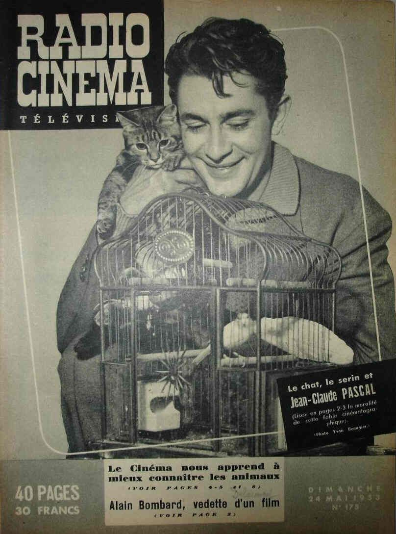 RADIO CINEMA TELEVISION/TELERAMA magazine side cover Issue 175 24 May 1953
